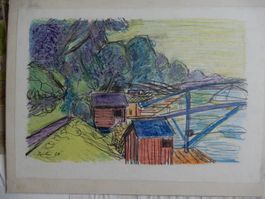 Christoph ISELIN (1910-1987) Mischtechn.
