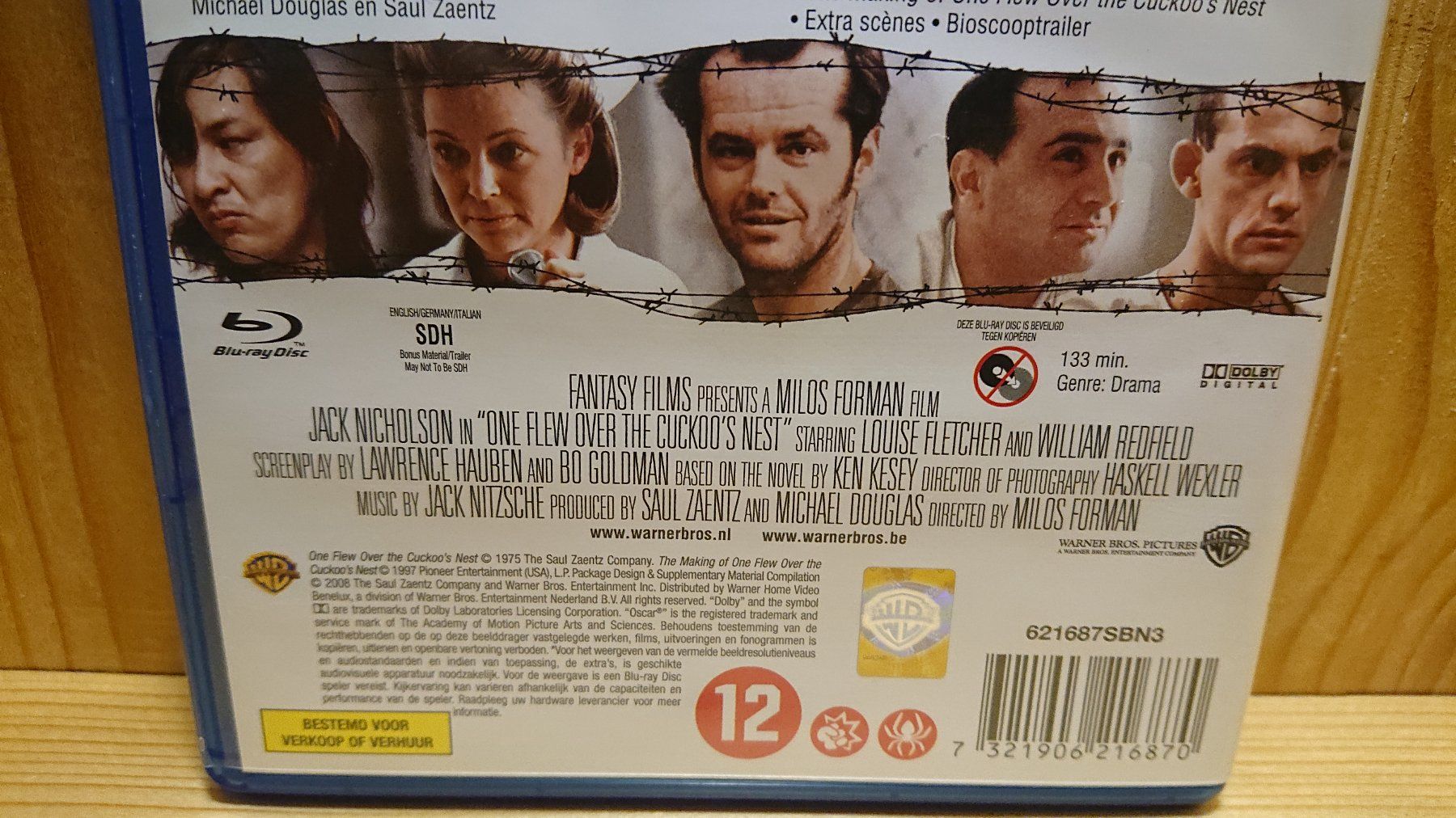 Alle DVDs: ONE FLEW OVER THE COCKOO'S NEST Blu-Ray Holländisch Version – Gebraucht aus Wilderswil von Exebub 3