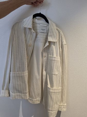 Circolo 1901 Jacke gestreift Baumwolle Grösse 42 beige