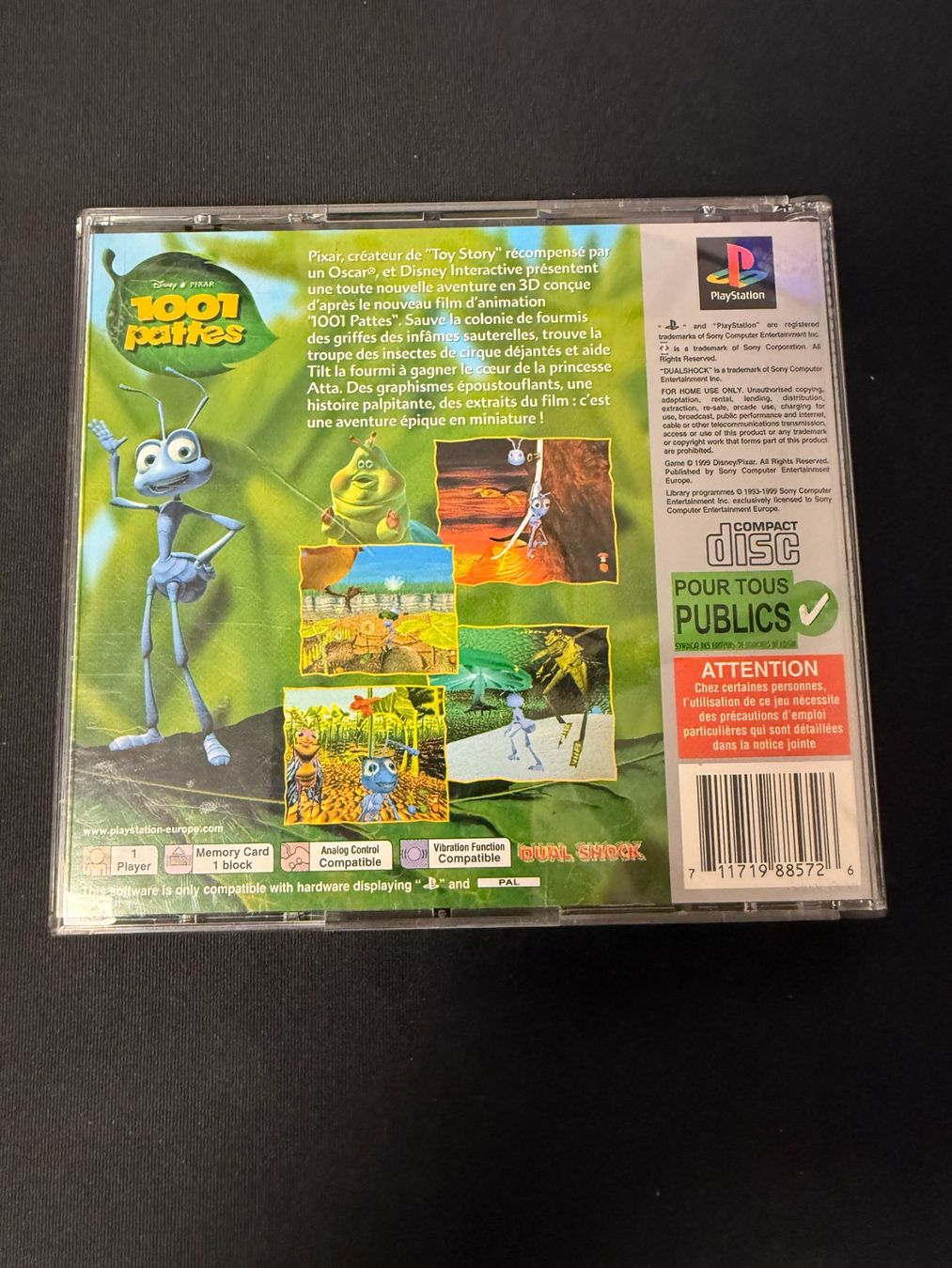 Sony Jeux: 1001 Pattes - PS1 – D'occasion à Pont-de-la-Morge par Darfal 2