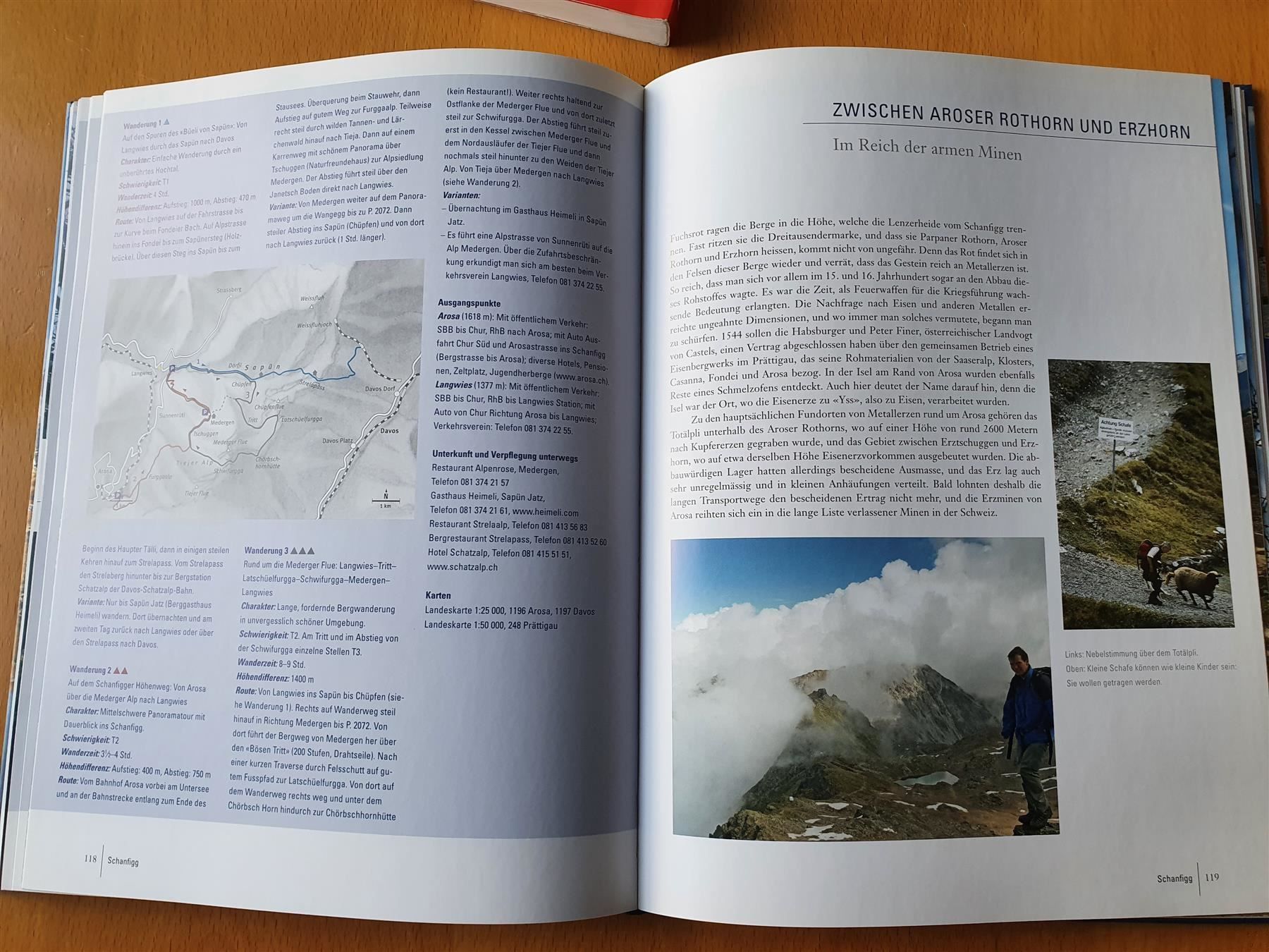 Scarpe da uomo: Das grosse Wanderbuch Graubünden – Usato da Bern venduto da schatzheber 3