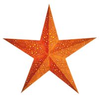 NEU starlightz - mono small orange Leuchtstern S