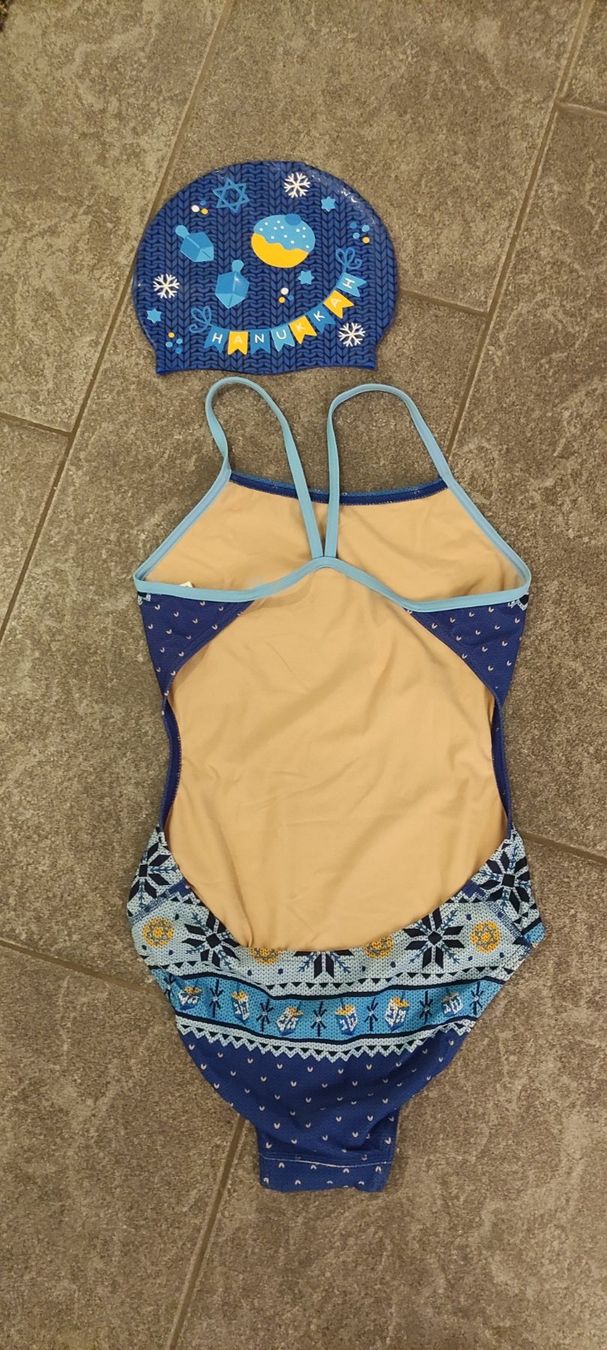 Costumi da bagno & Bikini: Badekleid Grösse 38 mit passender Badekappe – Nuovo e nell'imballaggio originale da Bonstetten venduto da Navilo 2
