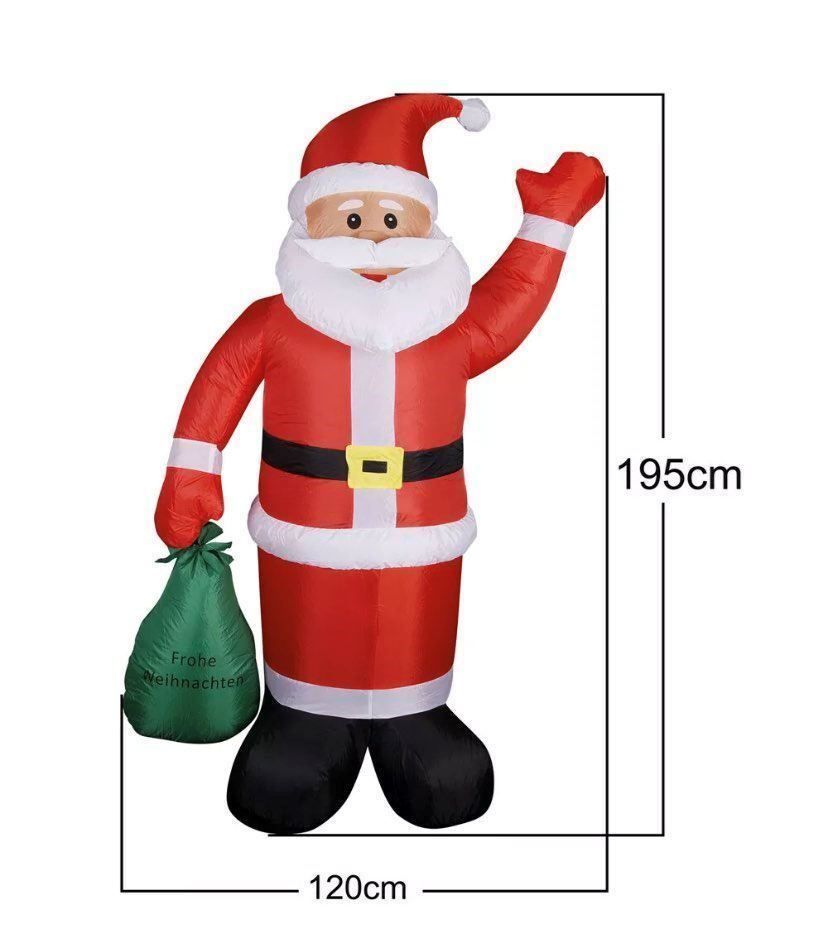 Figuren: +Weihnachtsmann aufblasbar XL – Neu (gemäss Beschreibung) aus Amriswil von JaJa-Express 2