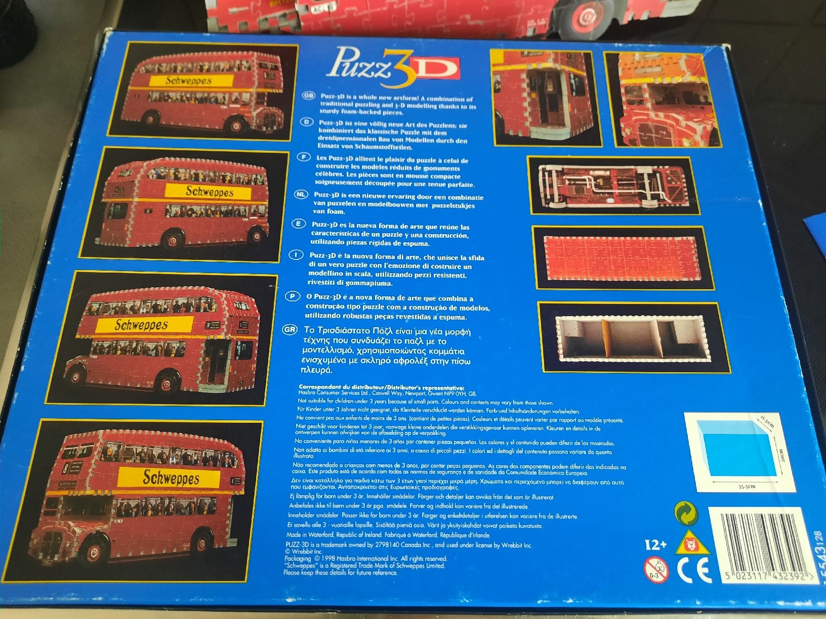 Puzzle: LONDON BUS. PUZZLE 3 dimensions. De 1998 – Usato da Le Locle venduto da marylise01 3