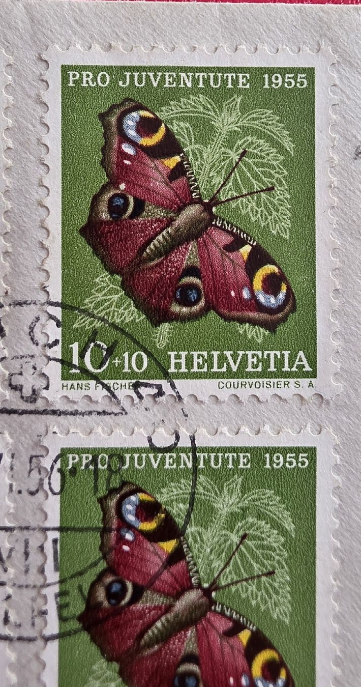 Alle Briefmarken: Pro juventute Abarten ( Brief )  – Gebraucht aus Bern von Kocholo 5