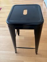 Barhocker Metall schwarz gebraucht mit Kratzern