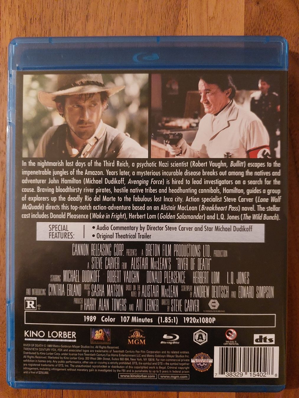 Tutti i DVDs: Blu Ray - River of Death (1989) / US Code A – Usato da Rheinfelden venduto da FilmAuktion 1