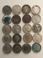 Lot mit 20Stk.alten, schmutzigen und defekten 5Rp. 1880-1904