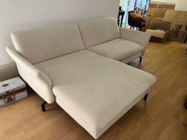 XX-Lutz-Eck-Sofa , Creme, 2.5-Sitzer