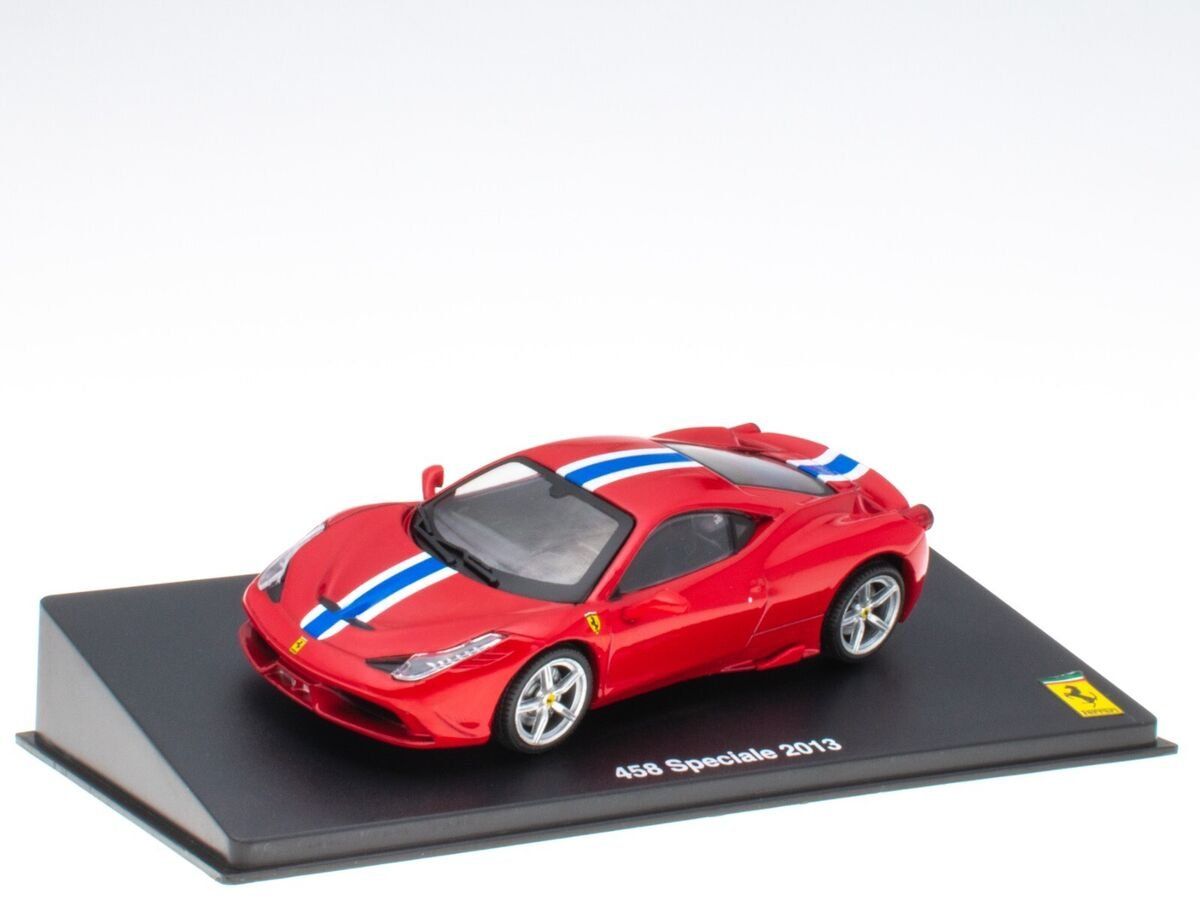 Miniature Atlas Ferrari 458 Speciale 2013 - Rouge, échelle 1/43, Diecast - NEUF