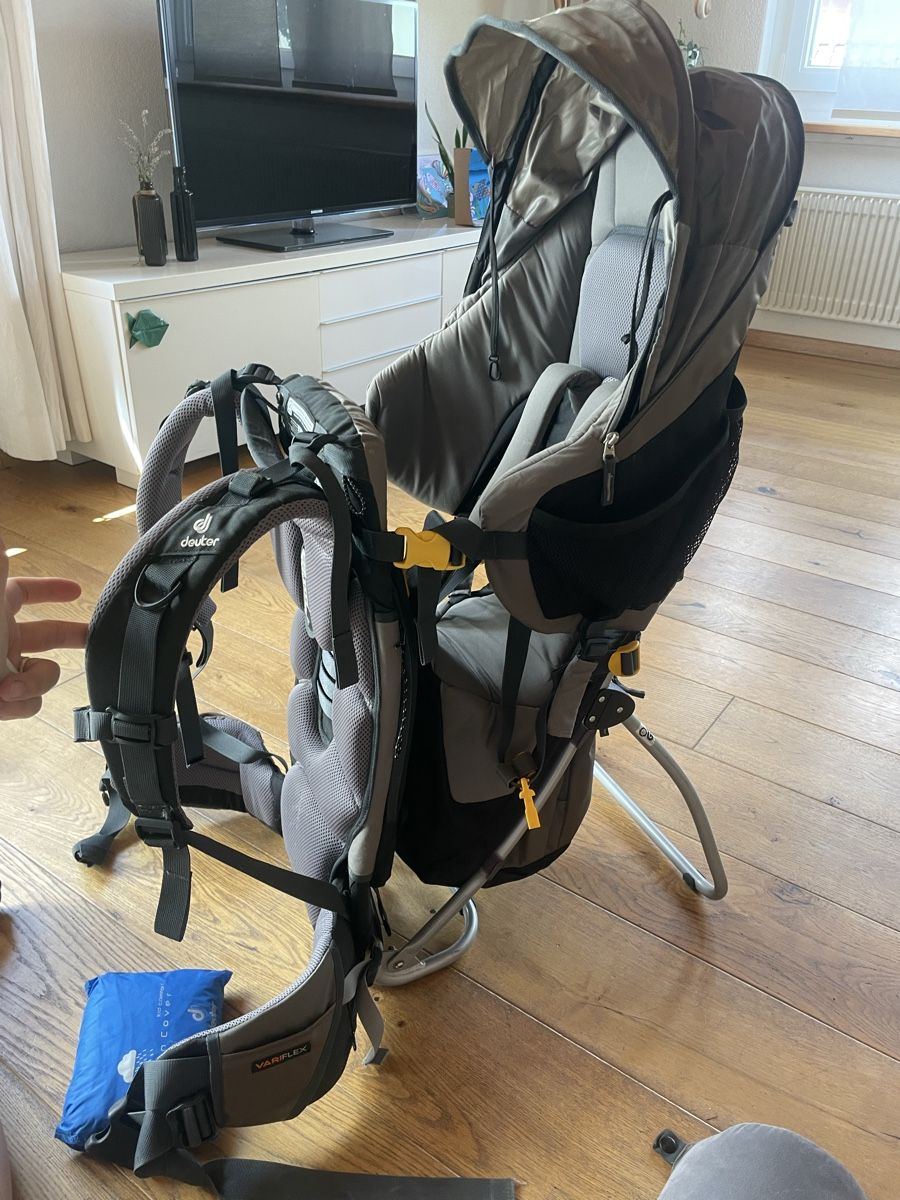 Deuter Marsupi portabebè: Deuter KidComfort 3, Tragerucksack, Kindertrage – Usato da Recherswil venduto da grafics 4