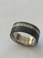 Ring, Palladium 950, Einzelstück  Diamanten 0.22 H-vs,