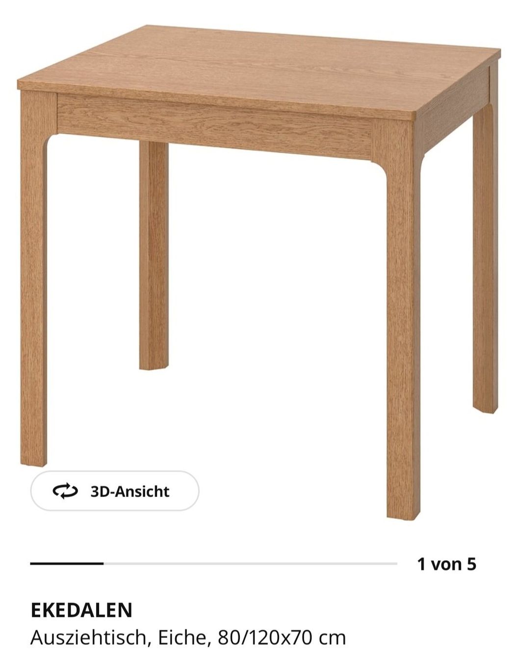 Ikea Tavoli: EKEDALEN Ausziehtisch – Usato da Reinach BL venduto da Babli.Mueller 1