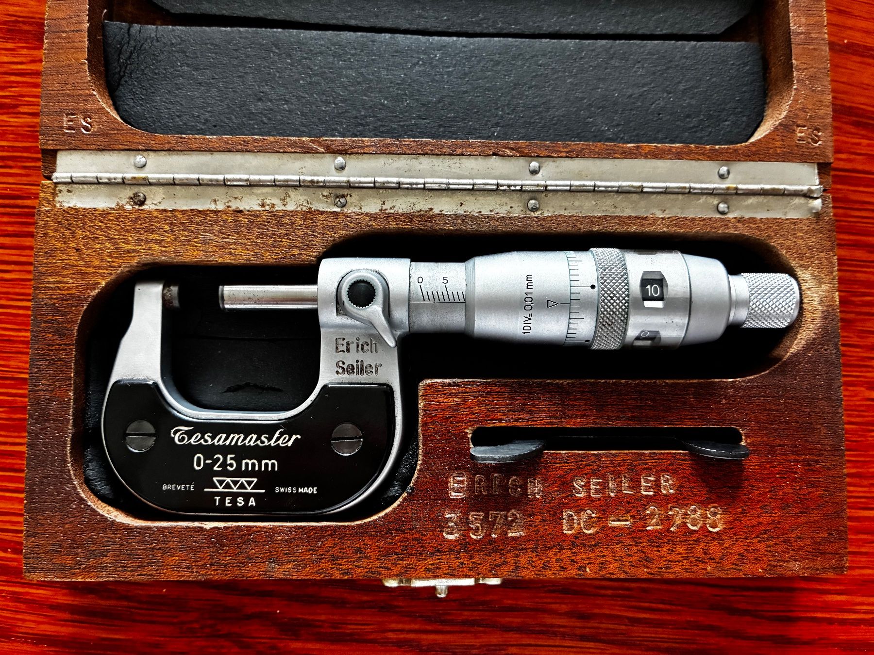 Tesa Misurare: Tesa Mikrometer 0 - 25mm – Usato da Sarmenstorf venduto da Esel_2012 2
