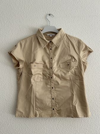 Chemise Rodier L, beige clair, parfait pour l'été!