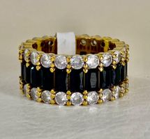 Luxus Ring 24karat vergoldet 2jahre G./ Größe 61