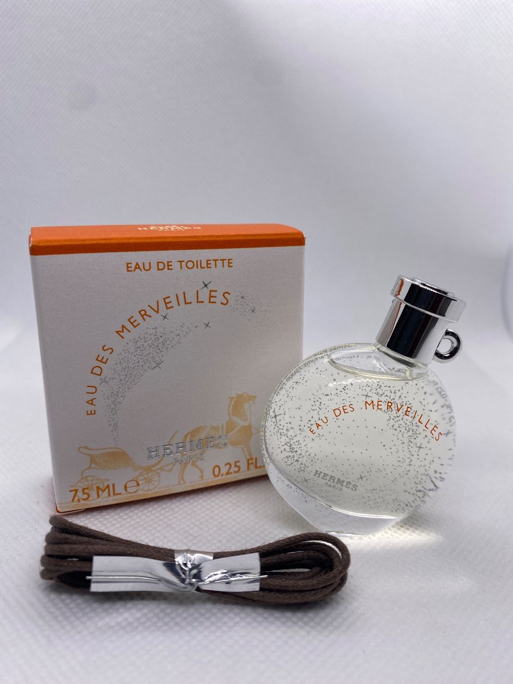 Hermès Flaconi: Parfum miniature Hermès, eau des merveilles 7.5 ml – Usato da Saillon venduto da Libellule7