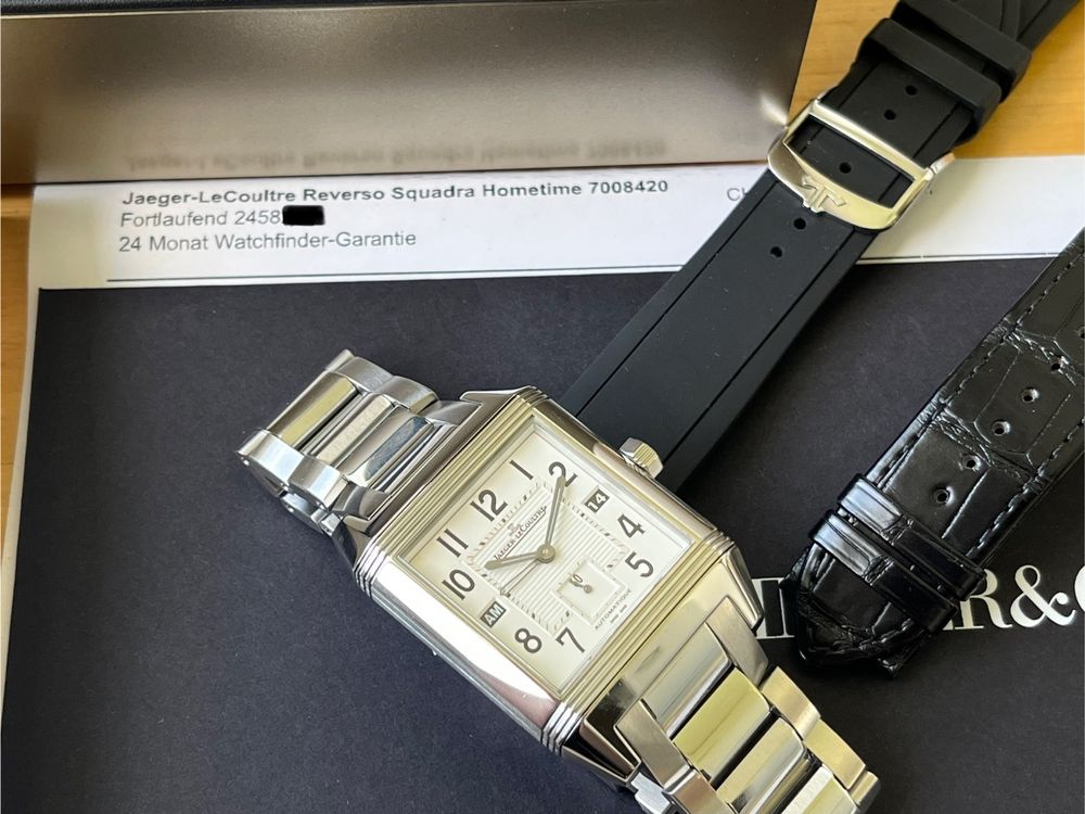Jaeger-Lecoultre Orologi: Jaeger LeCoultre Reverso Squadra Hometime - mit 3 Bändern – Usato da Birsfelden venduto da Mynos 3