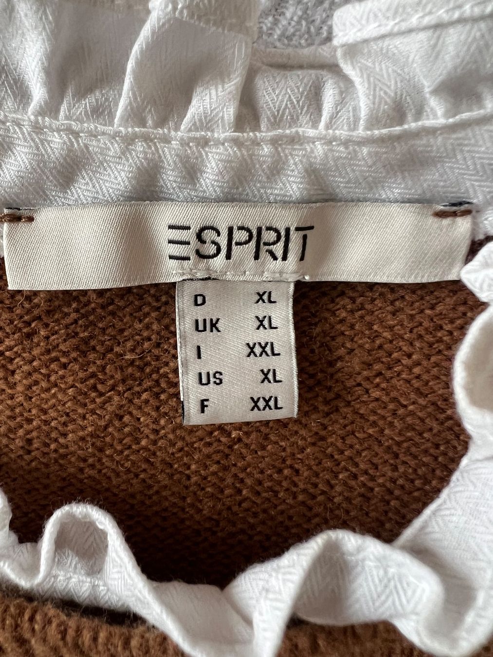 Esprit Maglioni & Felpe: Brauner Herbst-Pullover mit Kragen - XL - Top! – Usato da Kilchberg ZH venduto da jul_d2j2 5