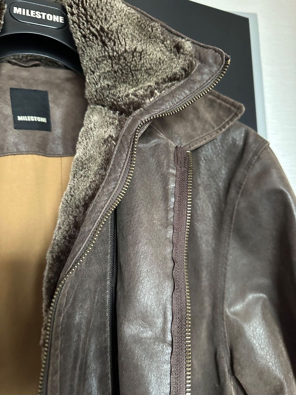 Giacche: Herren Lederjacke von Milestone – Usato da Remigen venduto da Orlana7 3
