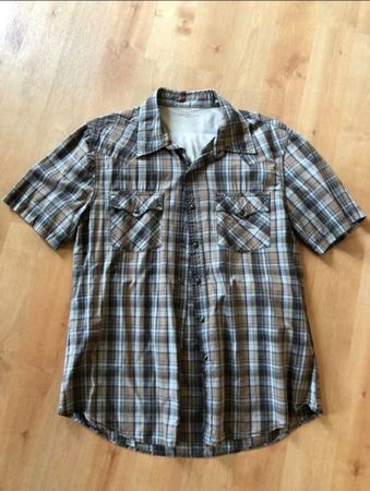 Calvin Klein Jeans, kurzärmliges Hemd, L, kariert