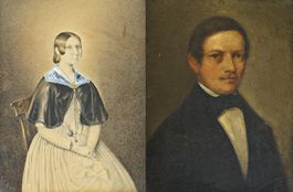 Heinrich JENNY (1824-1891) - Zwei Antike Bildnisse