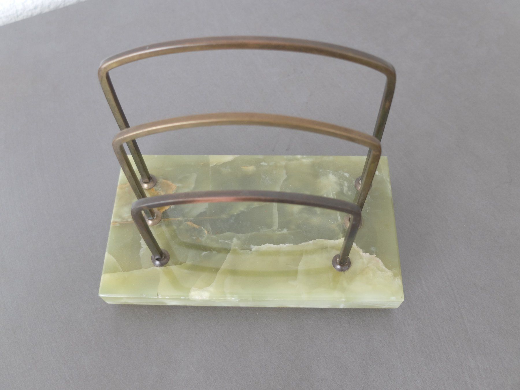 Sonstige Antiquitäten & Kunst: Schreibtisch Garnitur aus Onix – Gebraucht aus Aegerten von Alfmann 2