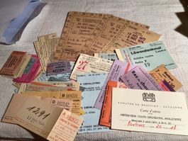 Billets tickets trains théâtres cinémas 48 pièces dés 1946