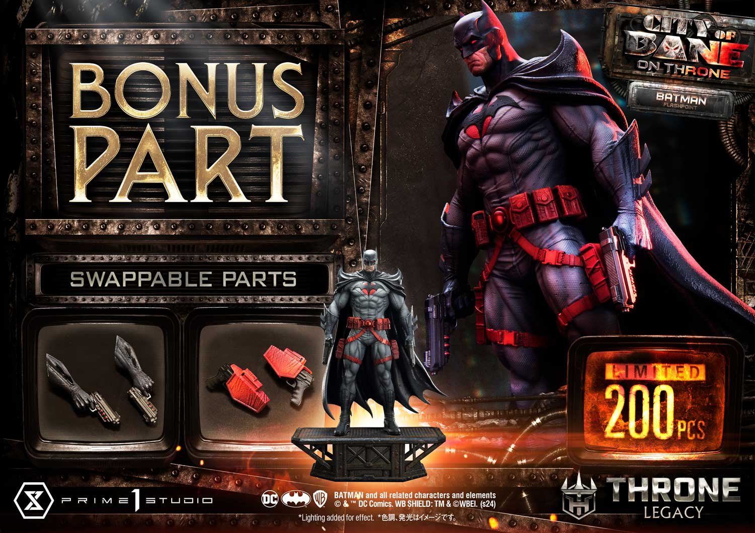 Statuette: Flashpoint Batman Prime 1 Bonus Version 1:4 – Usato da Niederrohrdorf venduto da elwey 1