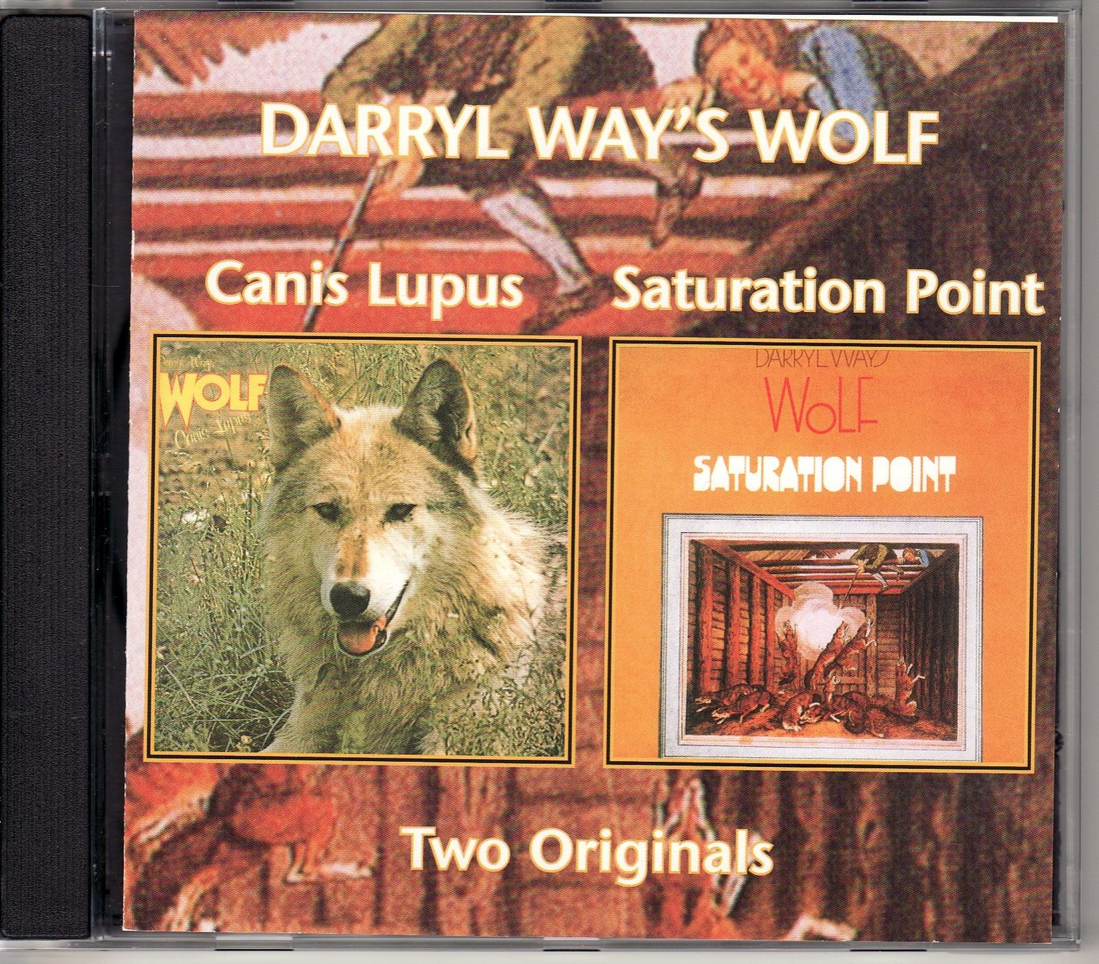 CD: Darryl Way's Wolf – Canis Lupus & Saturation Point – Nuovo (secondo la descrizione) da Boussens venduto da catfood01