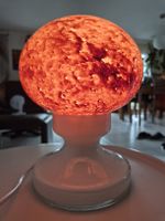 Murano Glas Pilzlampe mit Tulpenfuss 70er Jahre