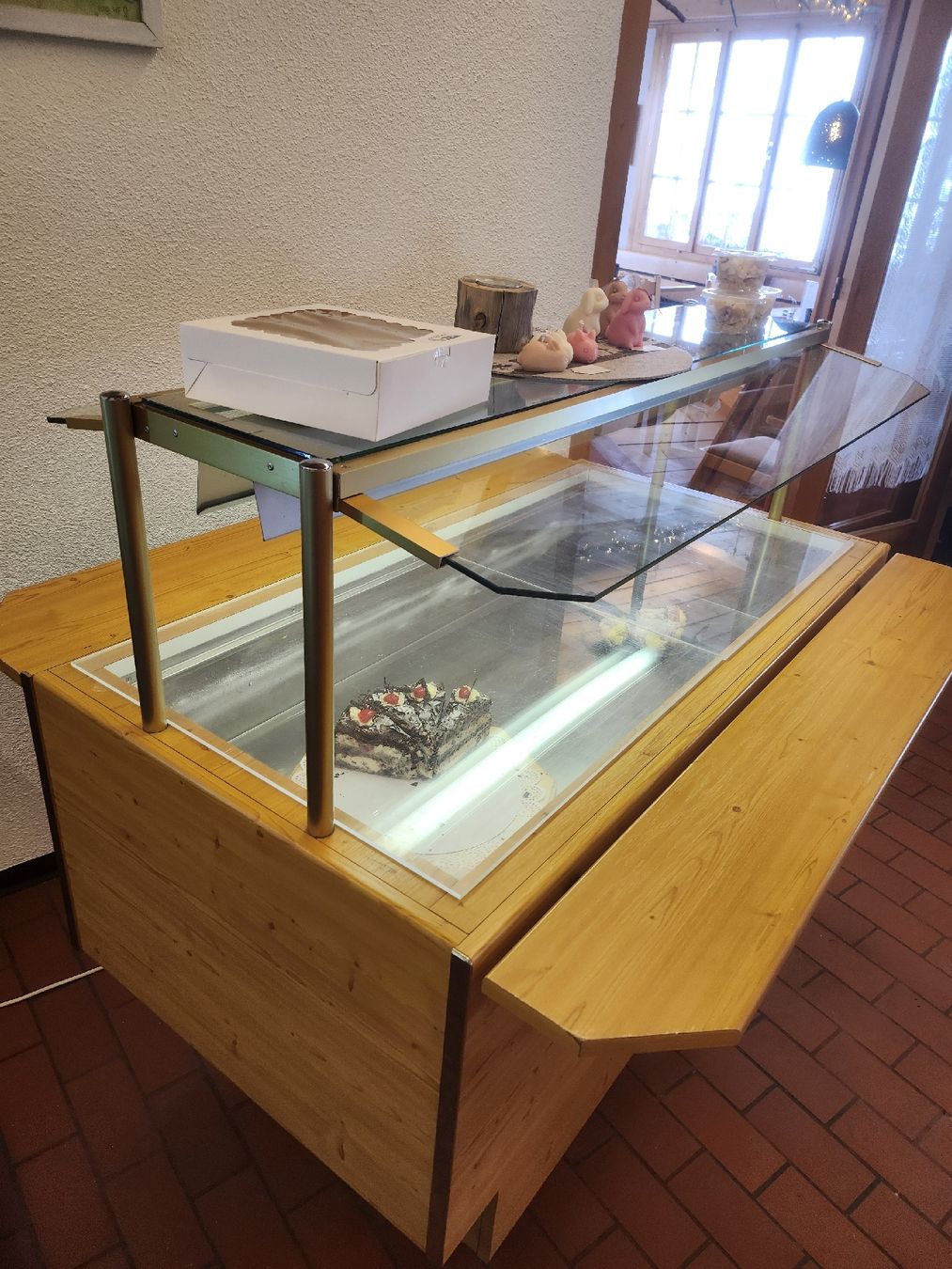 Allestimento di negozi e stand fieristici: Kühltheke, für Salat- oder Tortenbuffet – Nuovo (secondo la descrizione) da Axalp venduto da Renatebluewin 1