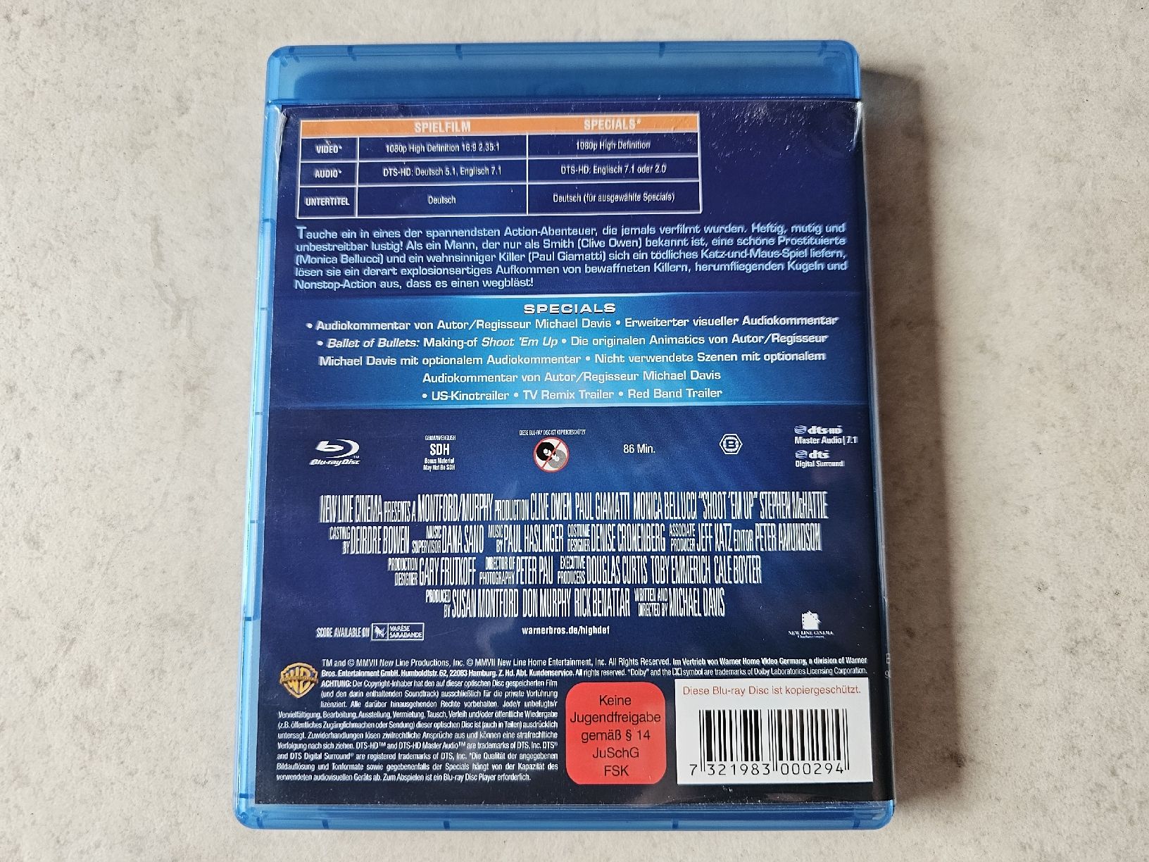 Tutti i DVDs: Shoot Em Up  /  Bluray – Usato da Schneisingen venduto da backstore24 1