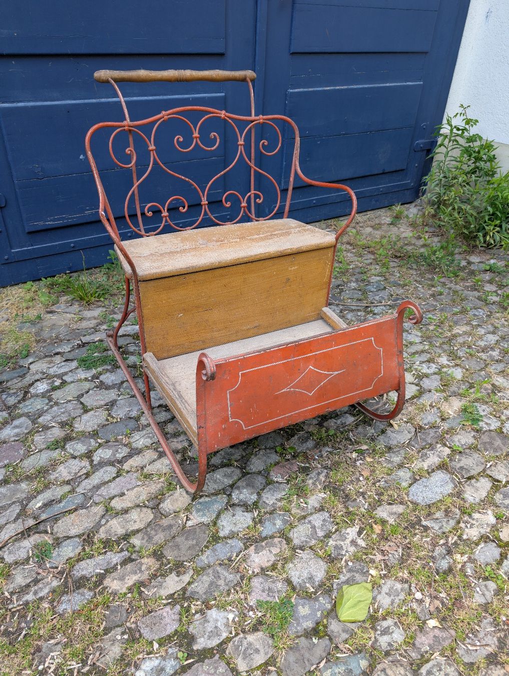 Slitta: Antiker Doppelschlitten – Usato da Basel venduto da anitart