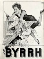 Byrrh Schulkinder - Alte Werbung /Ancienne réclame 1934