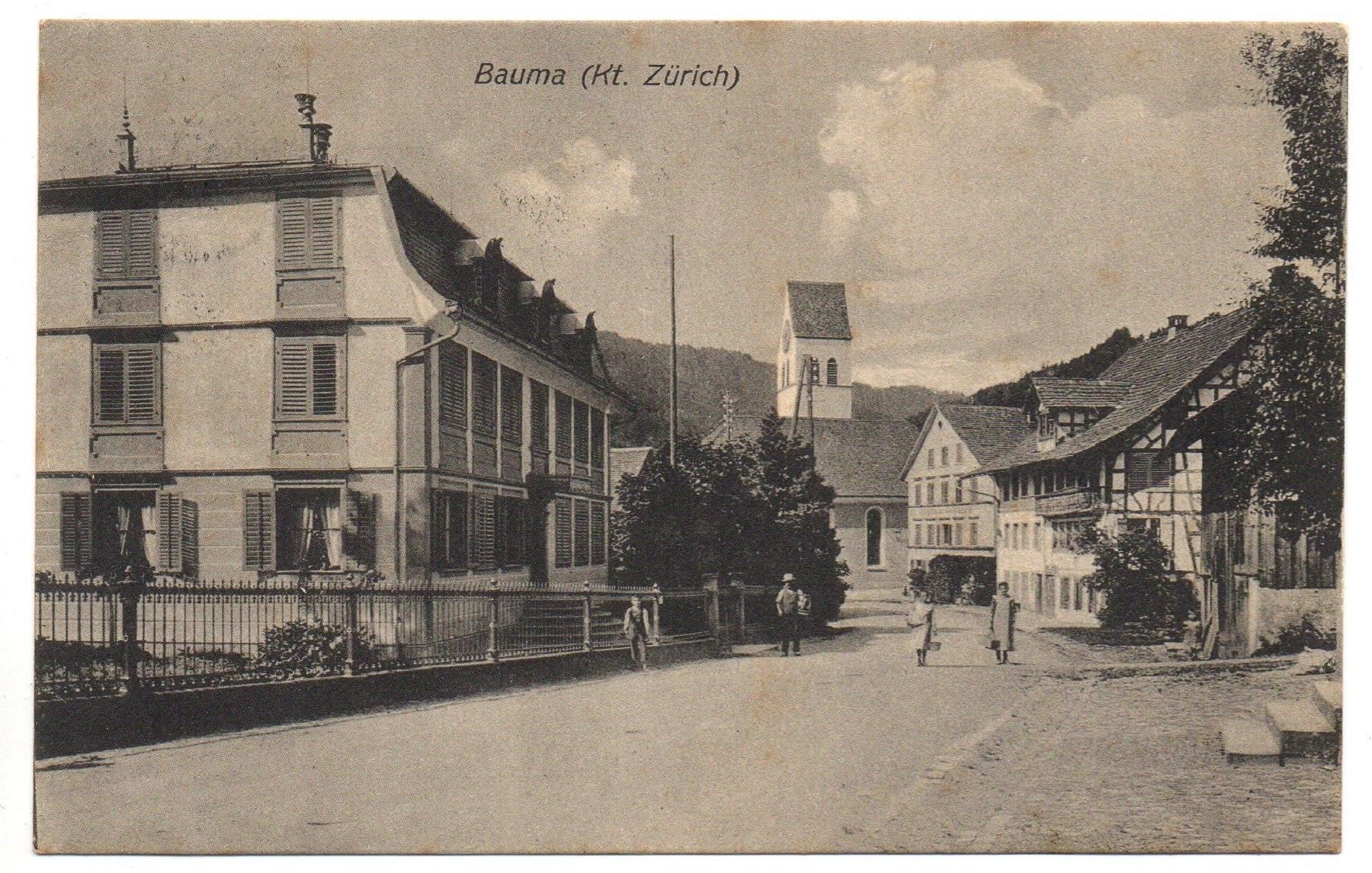 Cartoline postali: BAUMA (Kt. Zürich) – Usato da Jona venduto da philajona