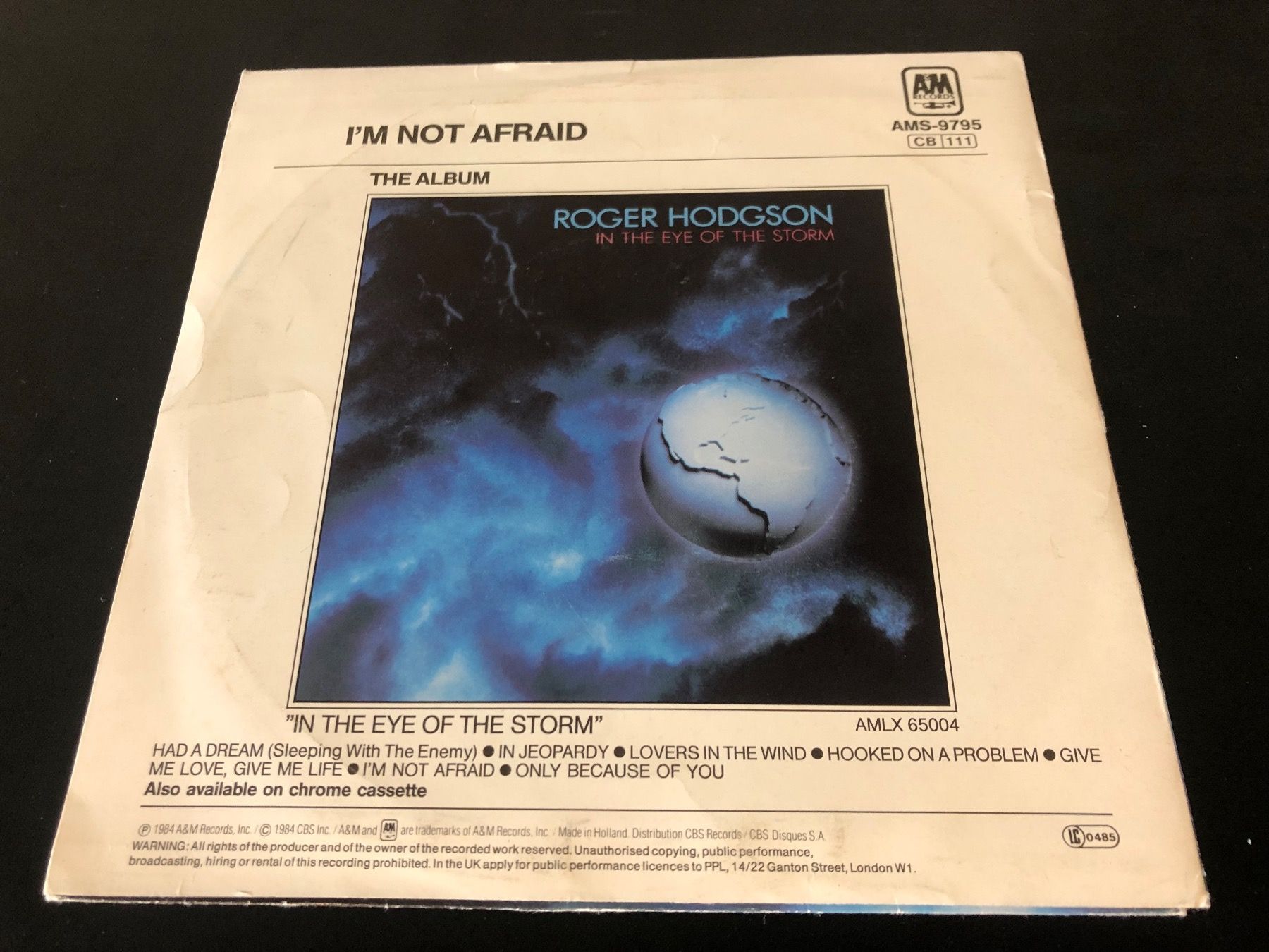 Vinyles: Roger Hodgson - Had A Dream 7“ Single – D'occasion à Schübelbach par Klabauterli 1