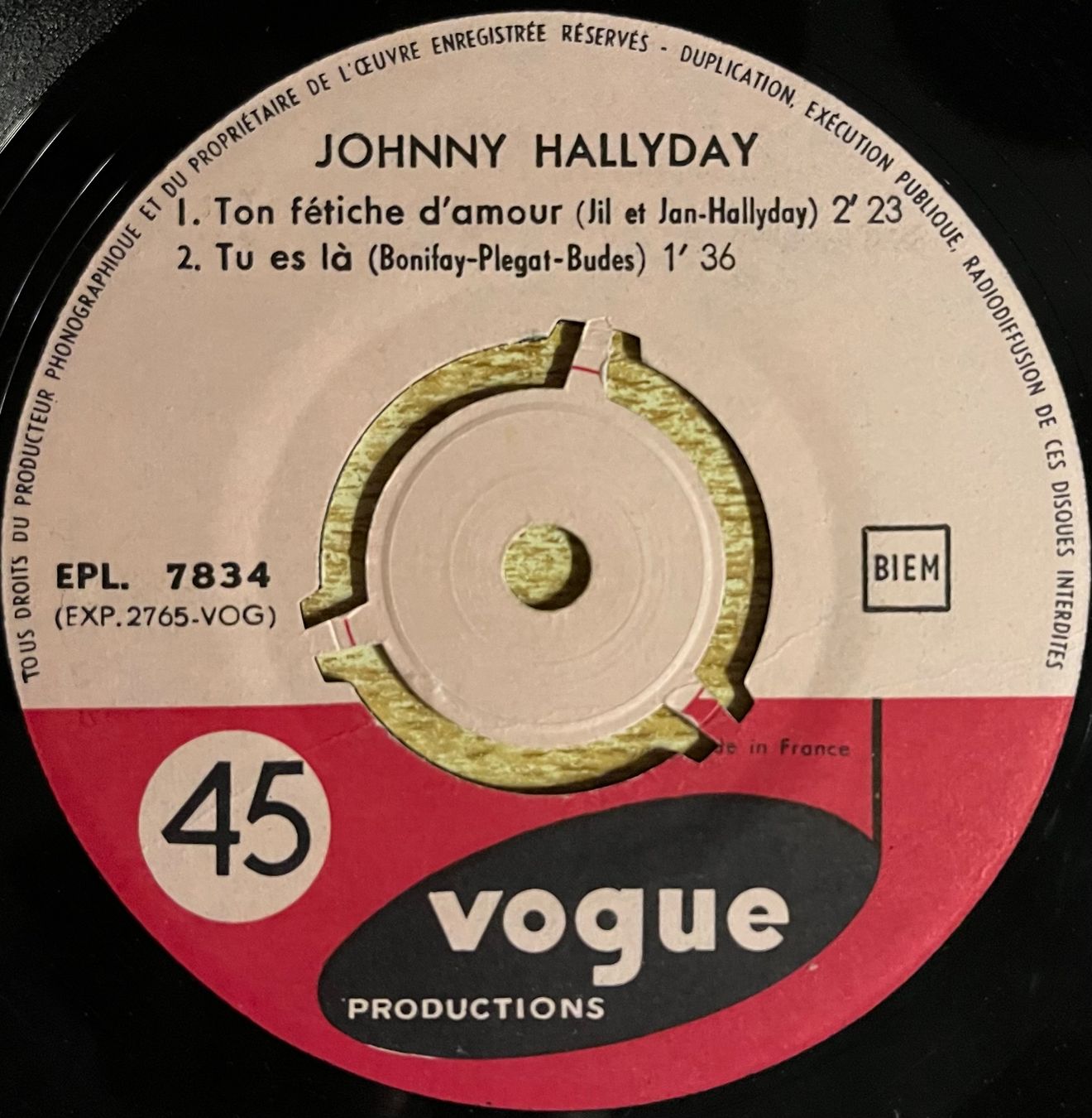 Schallplatten: JOHNNY HALLYDAY - 24.000 BAISERS – Gebraucht aus Bussigny von vinyl-pas-cher 2