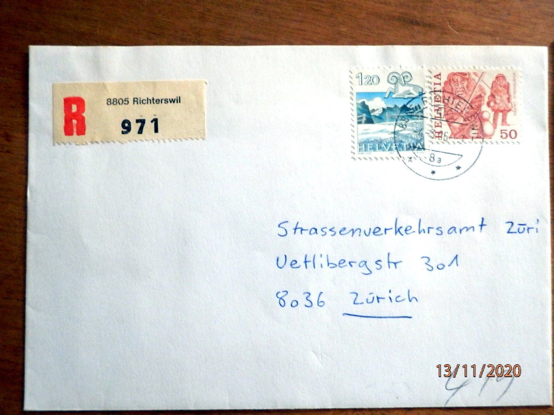 Tous les timbres: Bedarfsbriefe mit Sonderstempel – D'occasion à Ueberstorf par dinbau 1