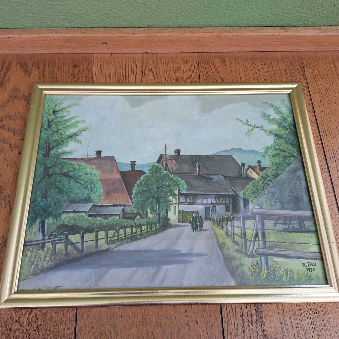 Foto & Immagini: Schönes Bild, Dorf, Häuser, R. Frei 1978 – Usato da Winterthur venduto da Goldpipau 2