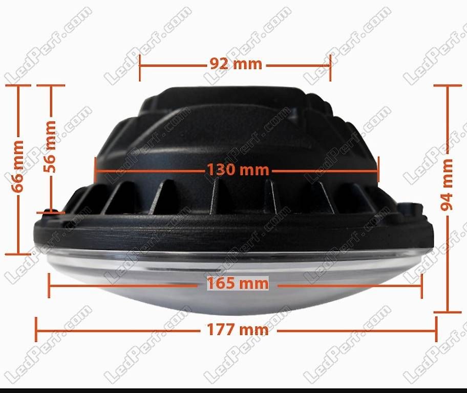 Fari: Faro led rotondo per motocicletta Cree LedPerf – Usato da Mergoscia venduto da onl_tq52 3