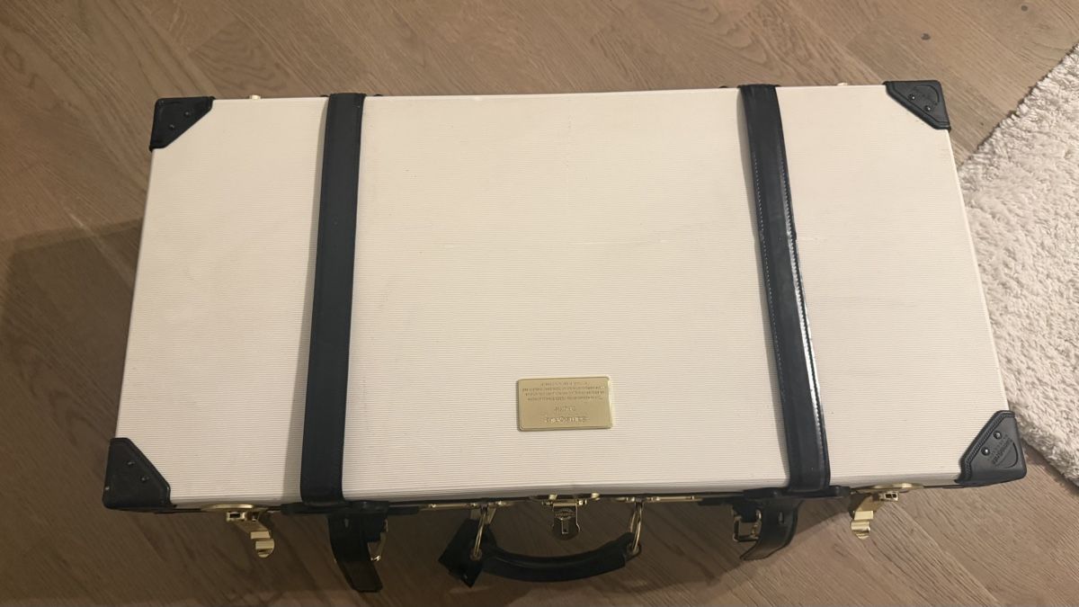 Samsonite Valigie: Samsonite Black Label Trunk Vintage weiss – Usato da Zürich venduto da joy_56l9 2
