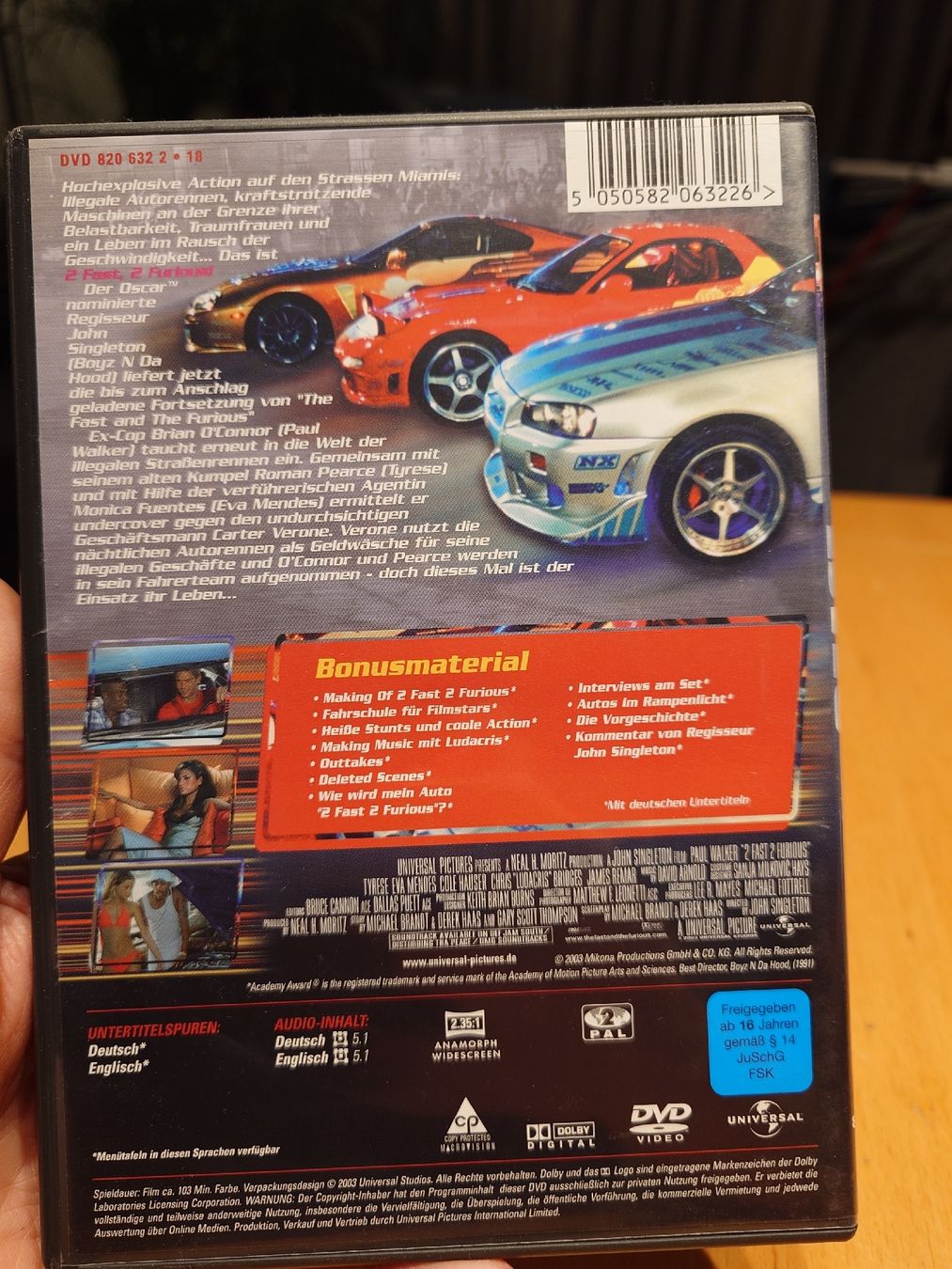 Tutti i DVDs: 2 Fast 2 Furious DVD – Usato da Kirchberg BE venduto da Myford 1