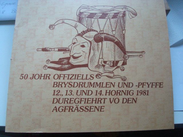 Plaketten & Abzeichen: 50 Johr Offizielles Brysdrummle.. – Gebraucht aus Riehen von Baerewaegli