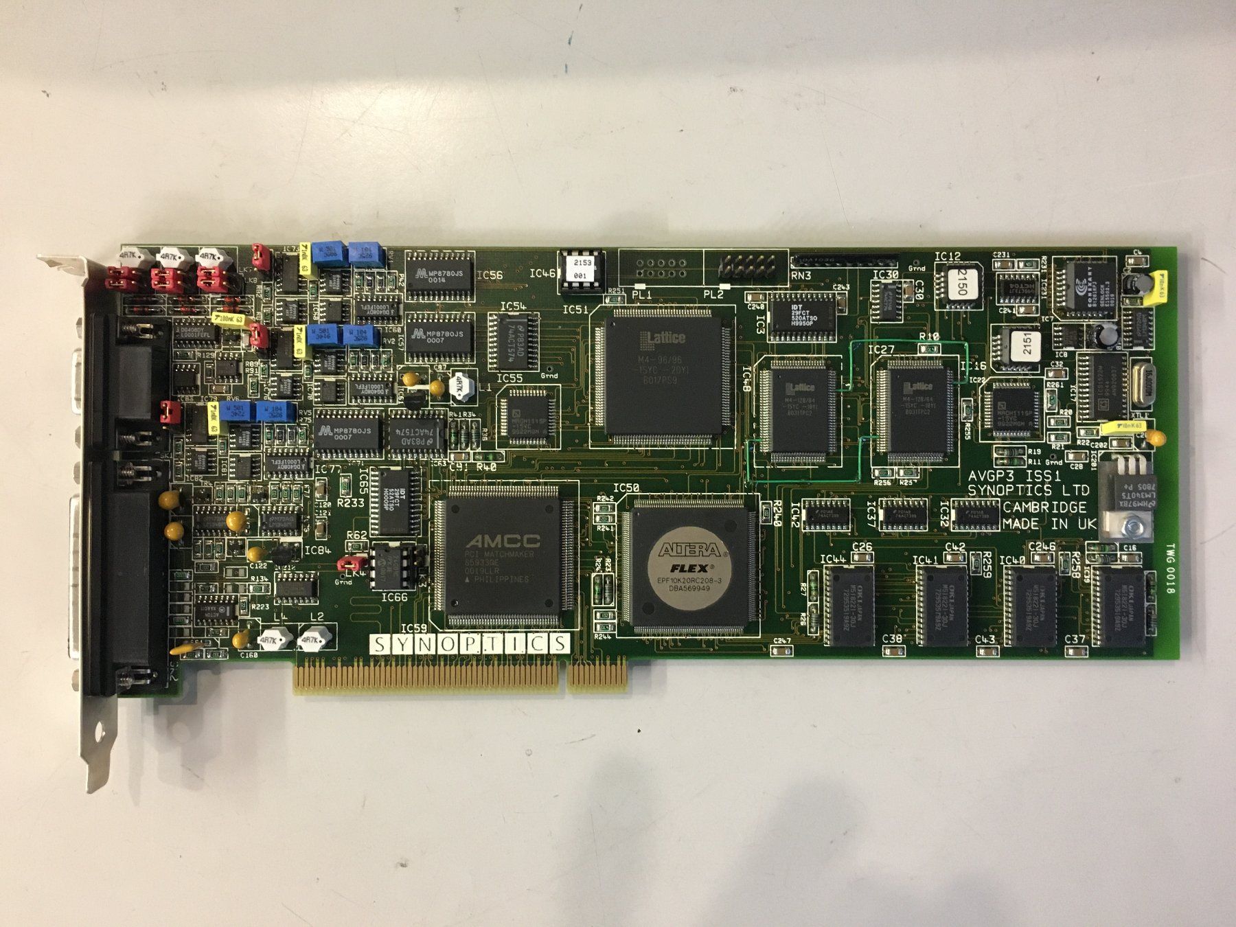 Componenti elettronici: Synoptics Card AVGP3 ISS1  AVGP/3085 – Usato da Basel venduto da Pbuergiss