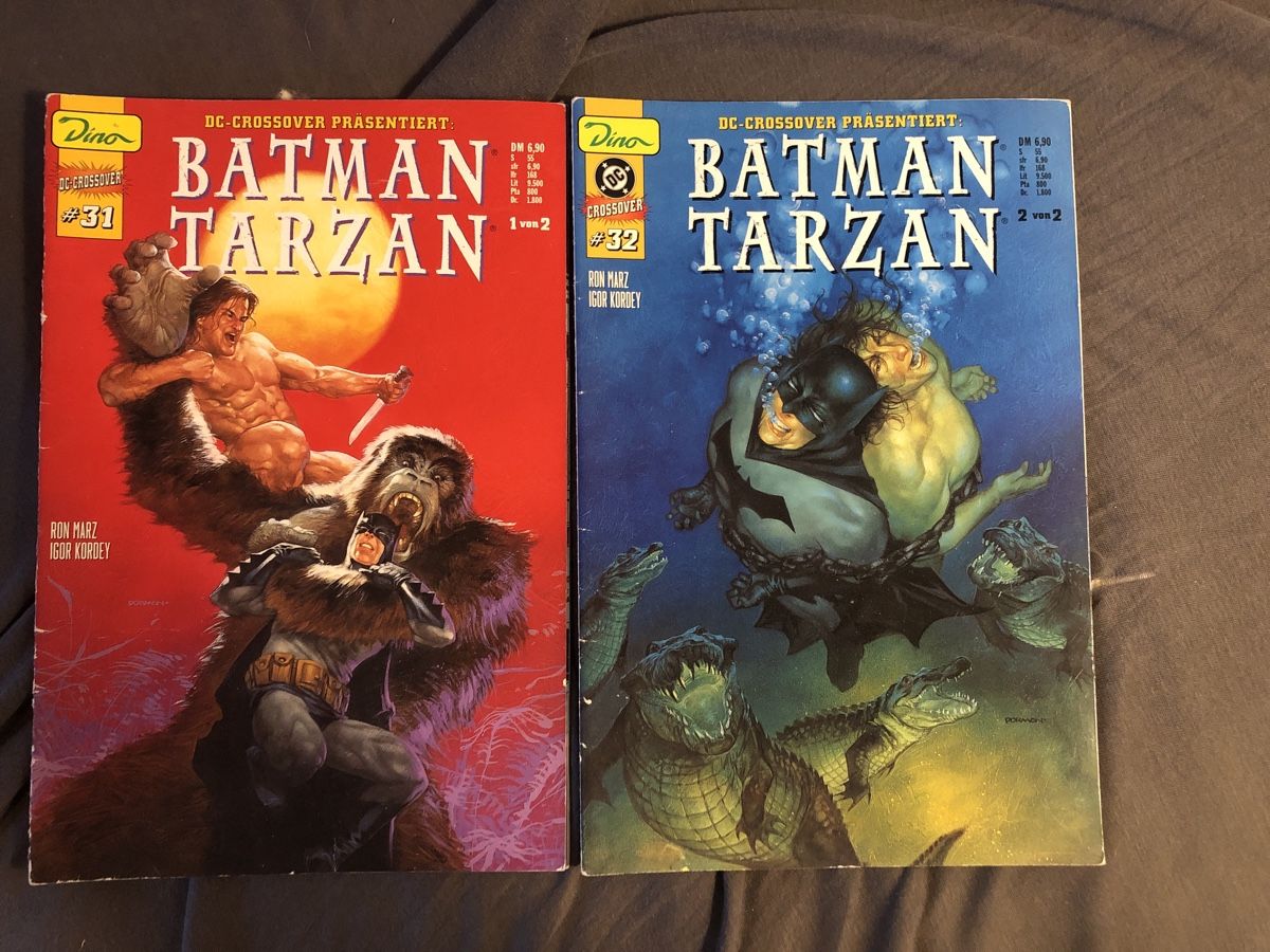 Fumetti: dino comics crossover- batman/tarzan – Usato da Basel venduto da LukasLiederer