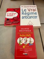 Lot 3 livres santé régime anticancer astuces écolo…tbe