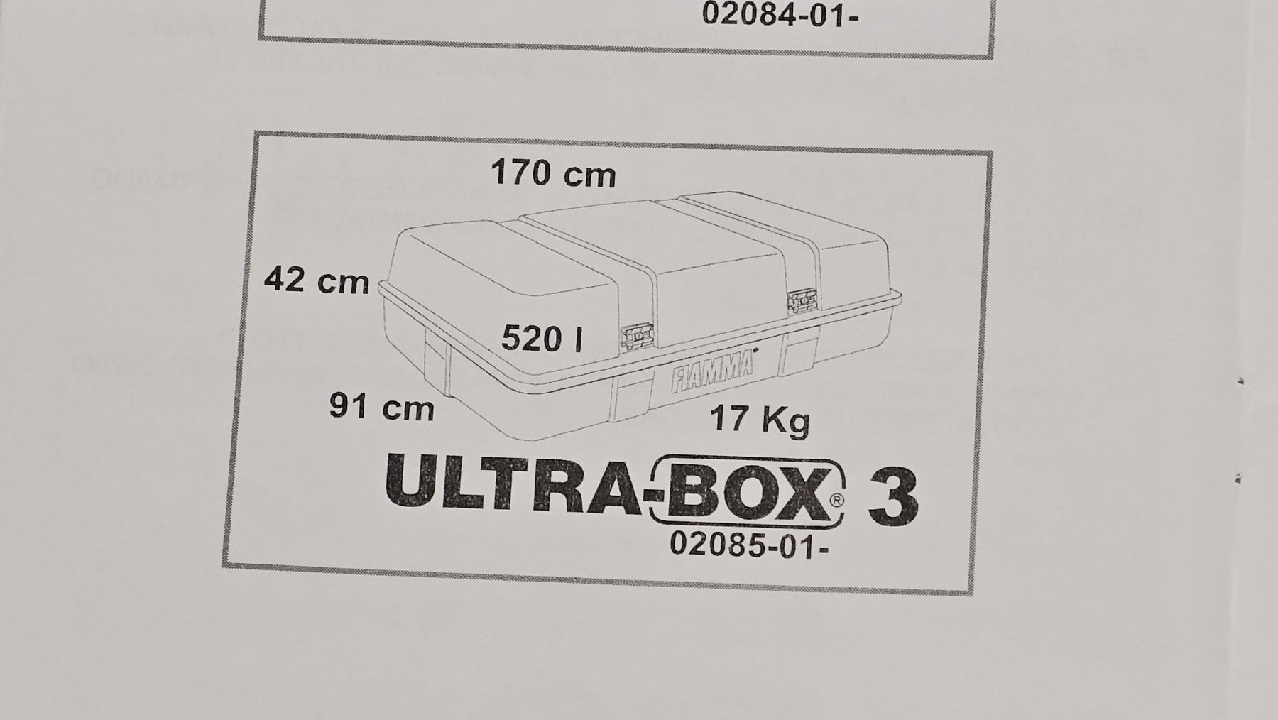 Fiamma Coffres de toit: Fiamma Dachbox Ultra-Box3 520l – Neuf (Voir description) à Hörhausen par cabotz 4