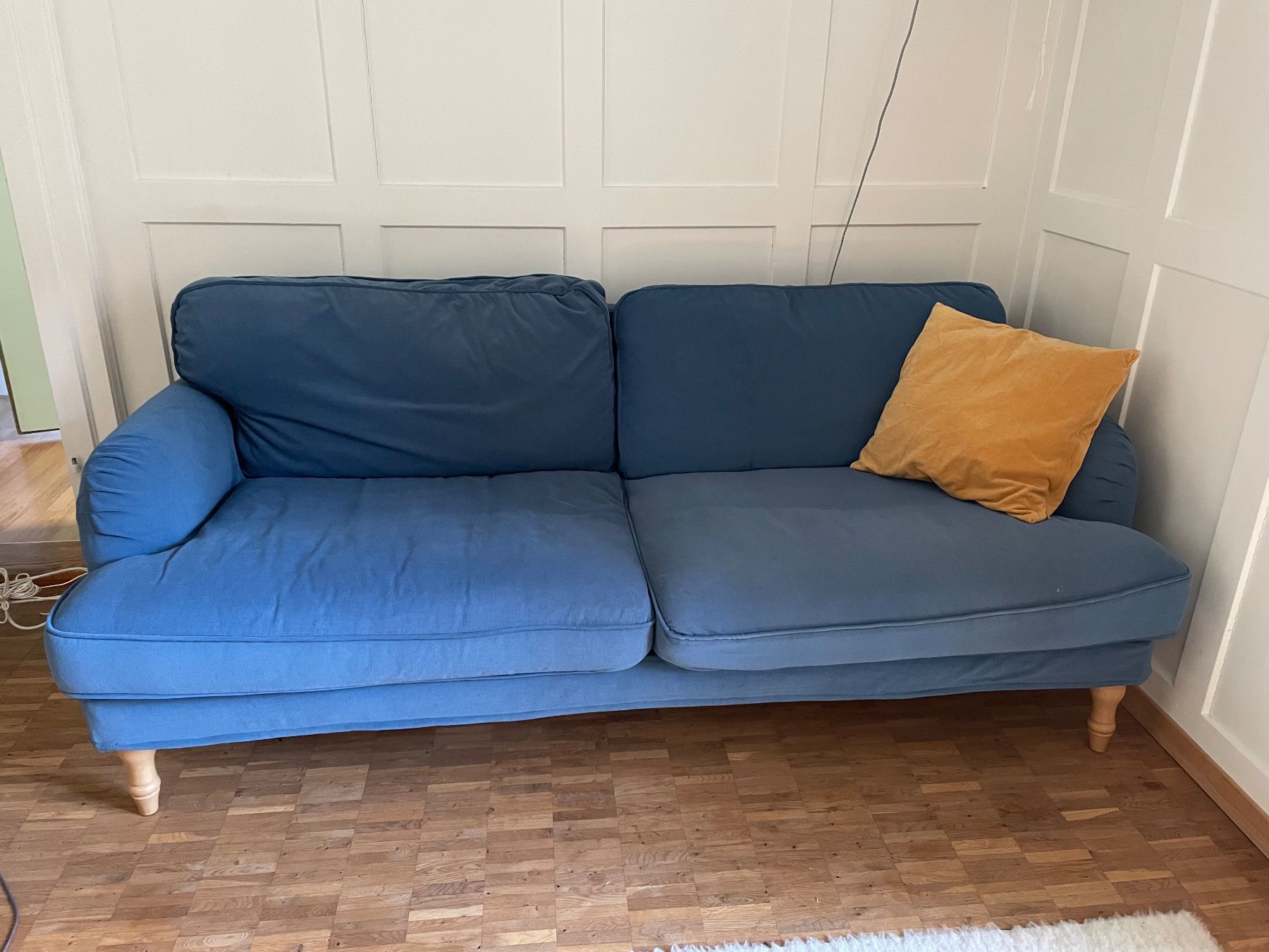 Ikea Divani: 3er Sofa Ikea blau – Usato da Winterthur venduto da matou.53